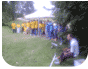 Equipe de ball trap laser ext�rieur