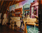 Fresque de ball trap laser intérieur